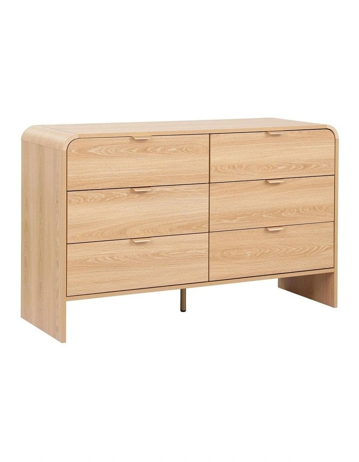6 Chest of Drawers Dresser Cabinet in Pine image 1