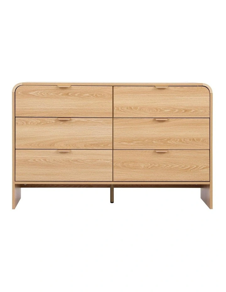 6 Chest of Drawers Dresser Cabinet in Pine image 2