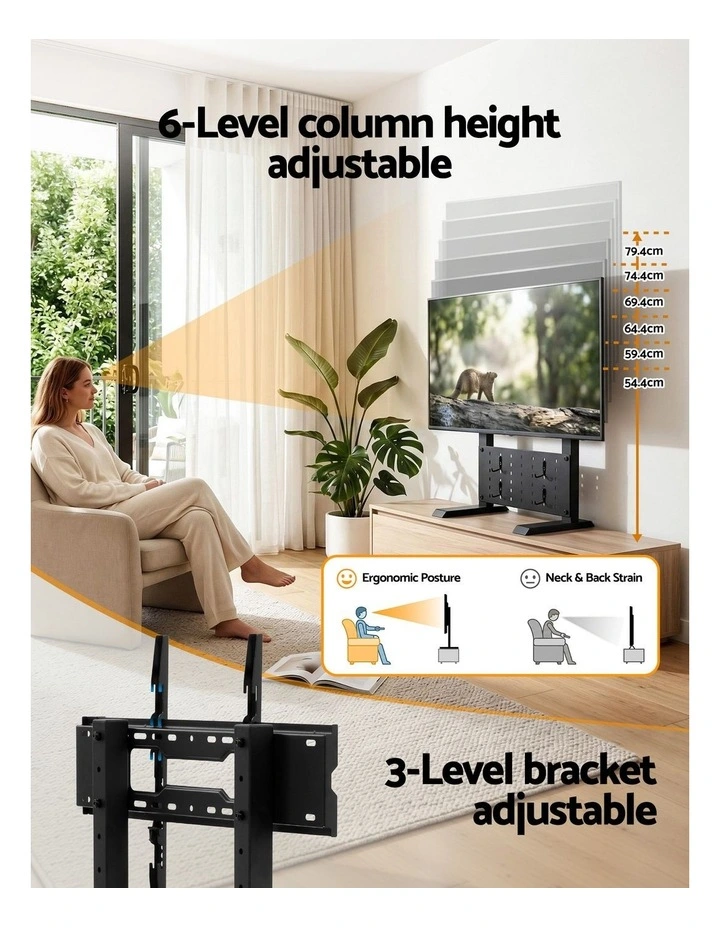 Universal TV Stand Bracket in Black image 5