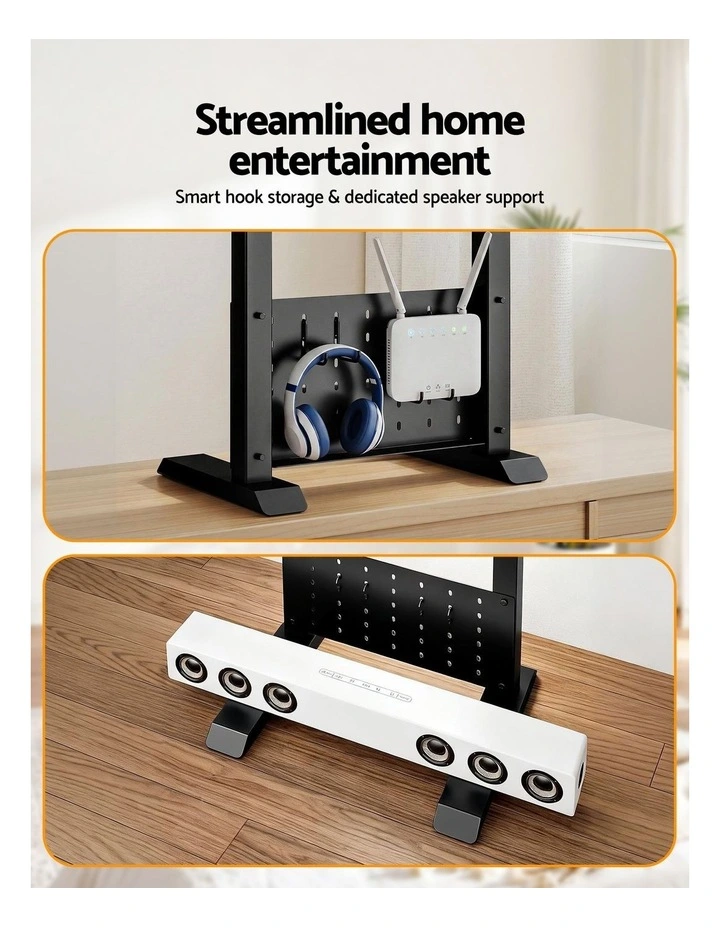 Universal TV Stand Bracket in Black image 6