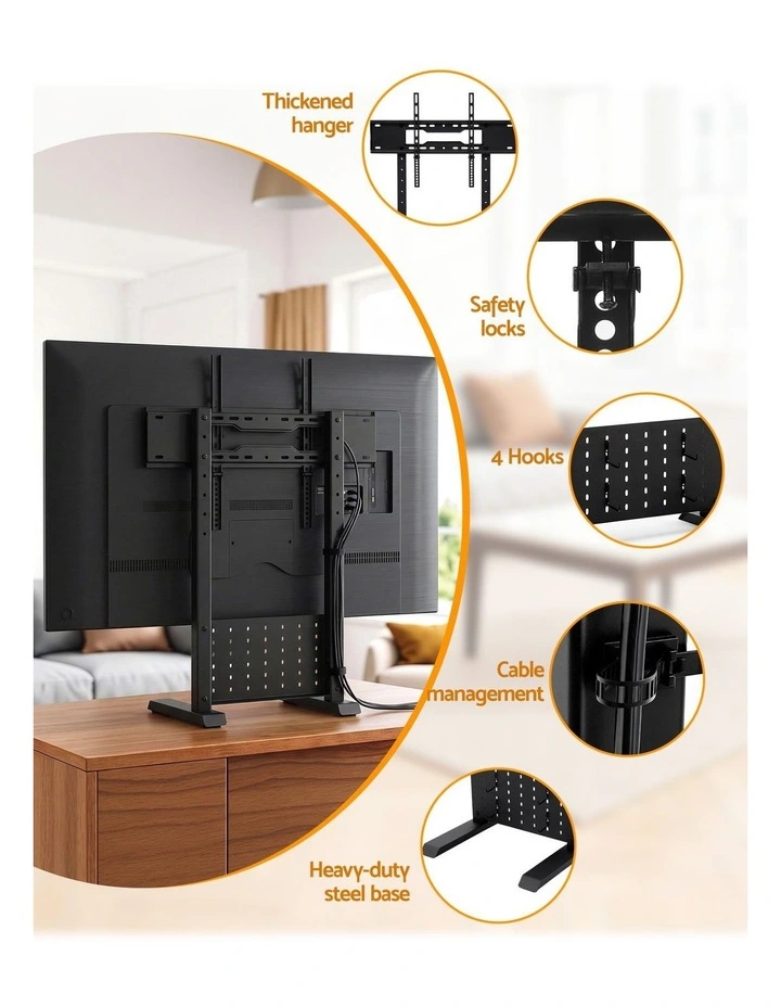Universal TV Stand Bracket in Black image 7