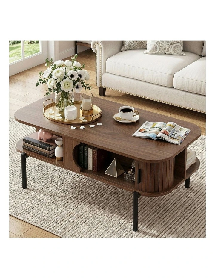 Living Room Coffee Table in Walnut image 3