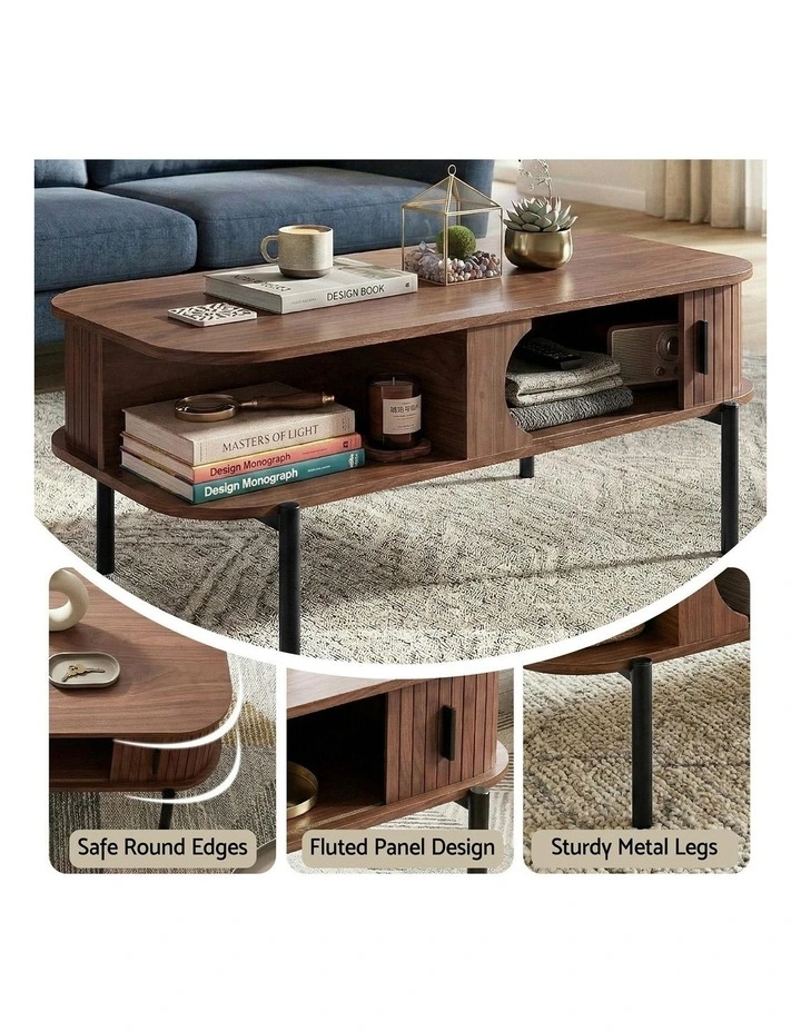 Living Room Coffee Table in Walnut image 7