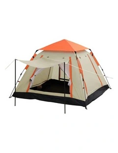 3-4 Person Pop Up Camping Tent in Multi