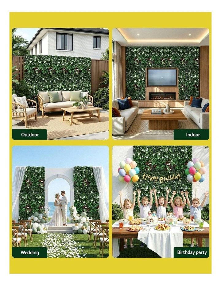Artificial Plant Wall Panels 50x100cm in Green image 7