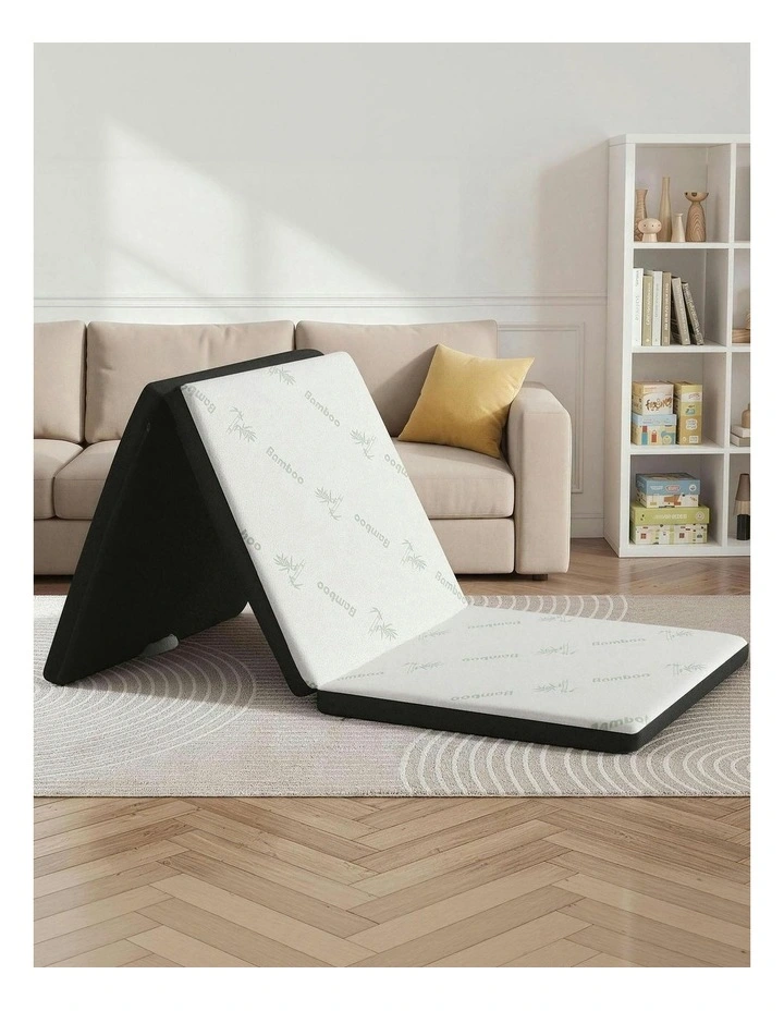 Folding Single Foldable Mattress 5cm in White image 3