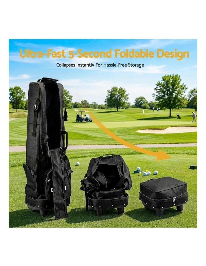 Golf Travel Bag Flight Cover in Black image 5