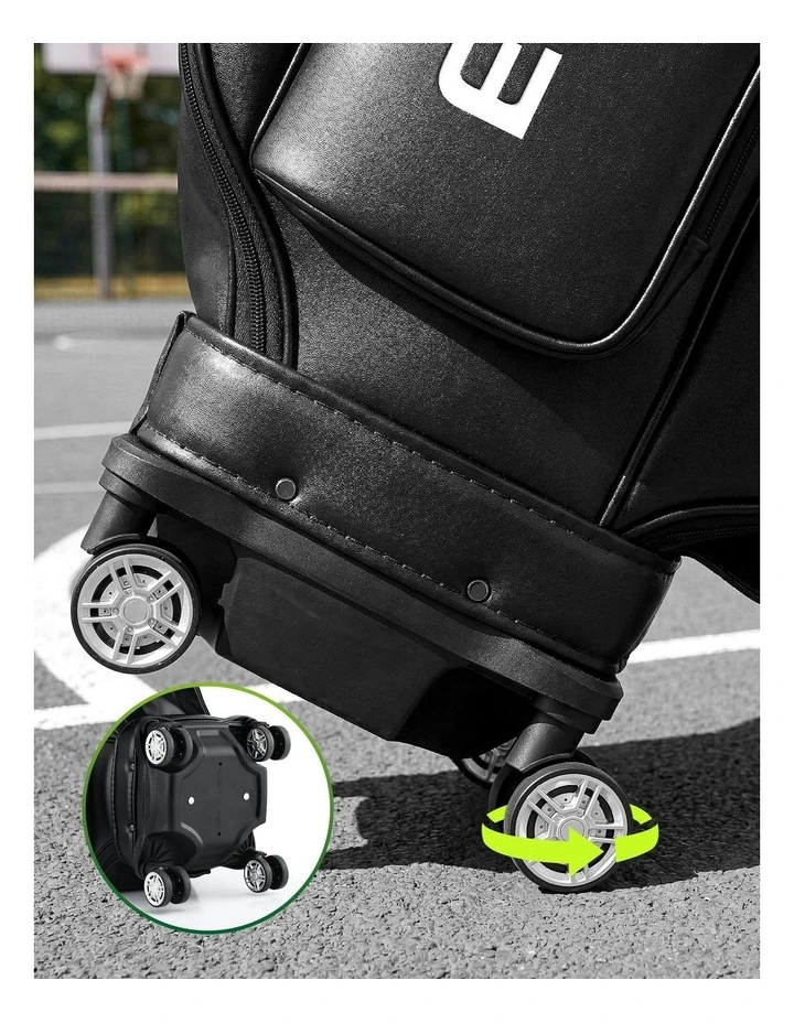 Rolling Golf Cart Bag in Black image 6