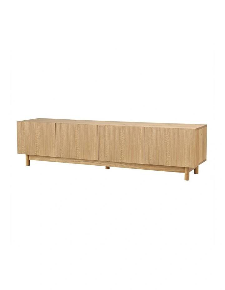 TV Unit Storage Cabinet 180cm in Pine image 1