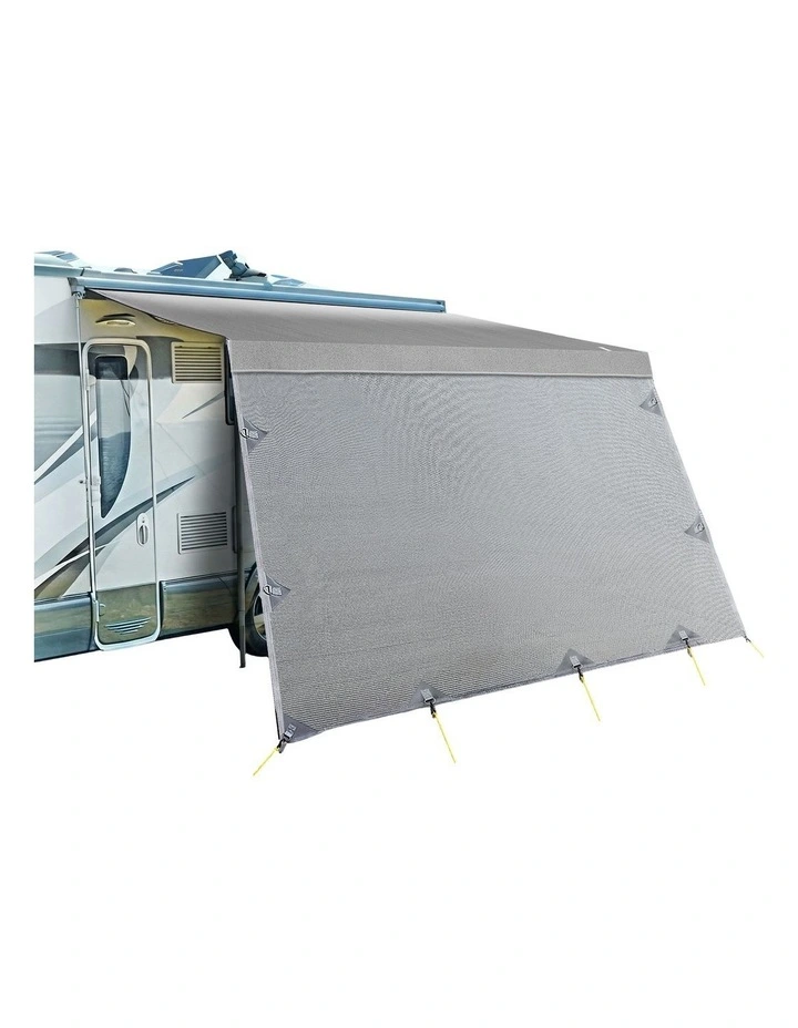 Caravan Awning And Privacy Screen 12ft 3.4m in Grey image 1