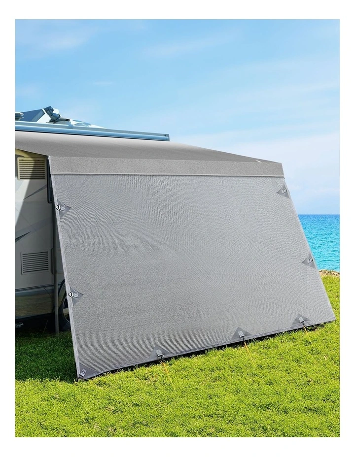 Caravan Awning And Privacy Screen 12ft 3.4m in Grey image 2