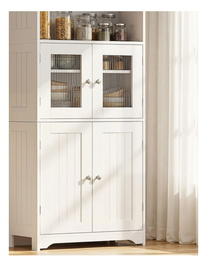 Buffet Sideboard Cabinet Cupboard x2 in White image 6