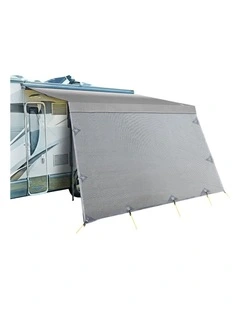 Caravan Awning Fabric & Privacy Screen 18ft in Grey
