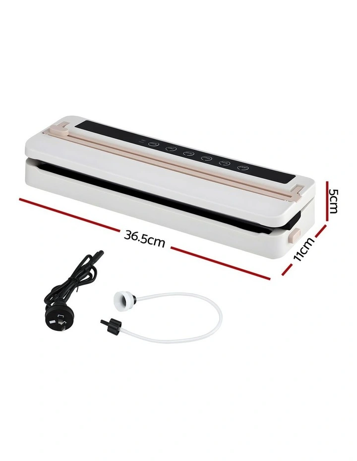 Fresh Storage Auto Seal Slide Cutter 6 Modes Food Vacuum Sealer Machine in White image 3