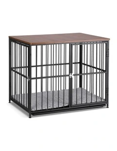 Large Dog Crate Furniture 93cm in Black