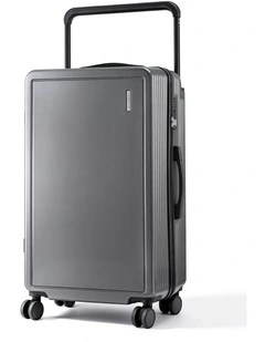 Wide Handle Luggage Suitcase 28 Inch in Grey