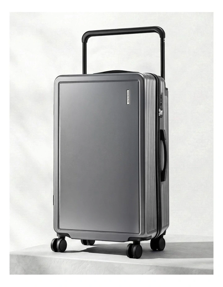 Wide Handle Luggage Suitcase 28 Inch in Grey image 2