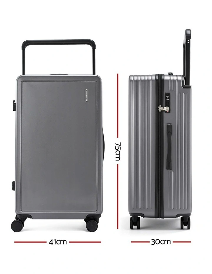 Wide Handle Luggage Suitcase 28 Inch in Grey image 4