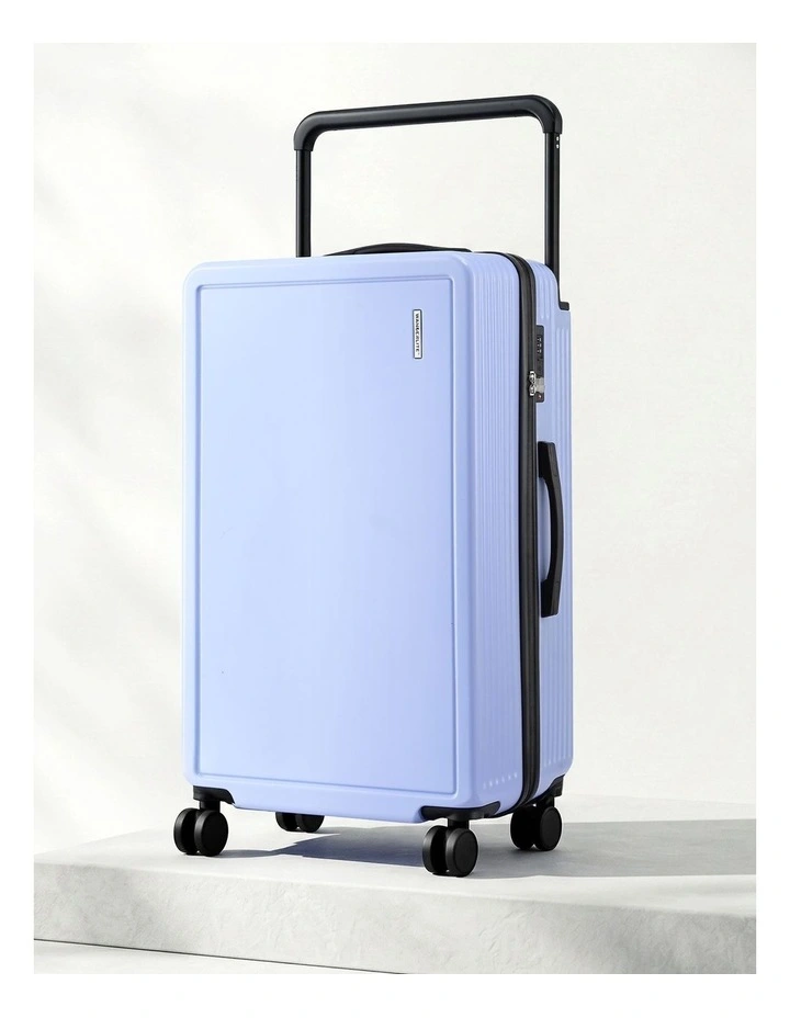 Travel TSA Lock Light Wide Handle Luggage Suitcase 28 Inch in Blue image 2