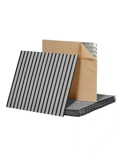 Peel And Stick Wall Panels Tiles 10 Pieces in Grey