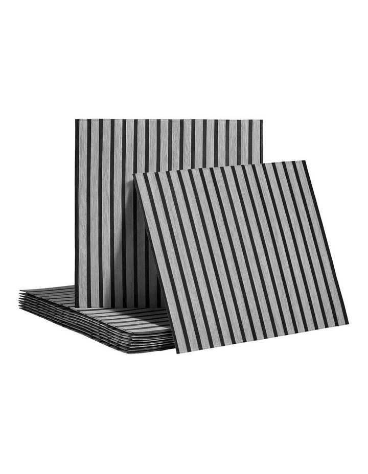 Peel And Stick Wall Panels Tiles 10 Pieces in Grey image 3