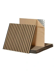 Peel And Stick Wall Panels Tiles 10 Pieces in Brown