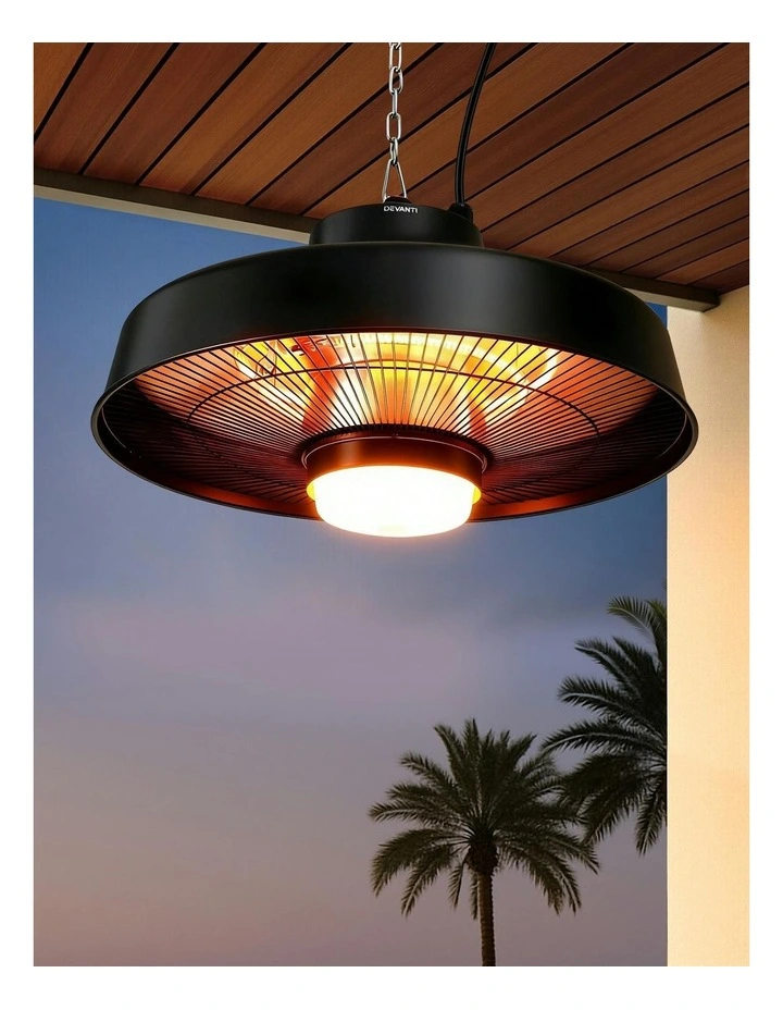 LED Electric Patio Heater in Black image 2