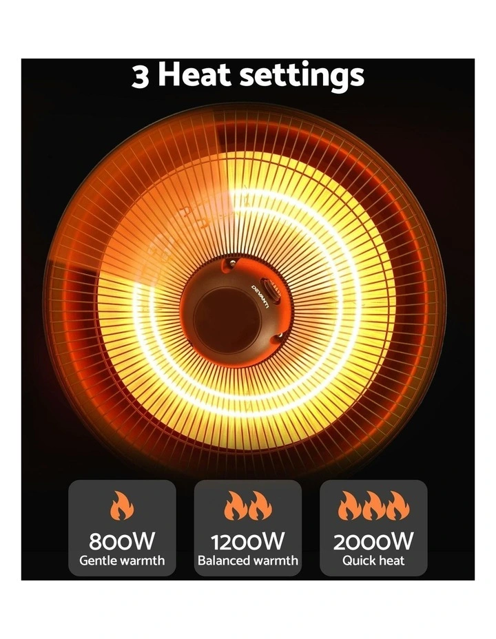 Electric Patio Heater in Black image 7