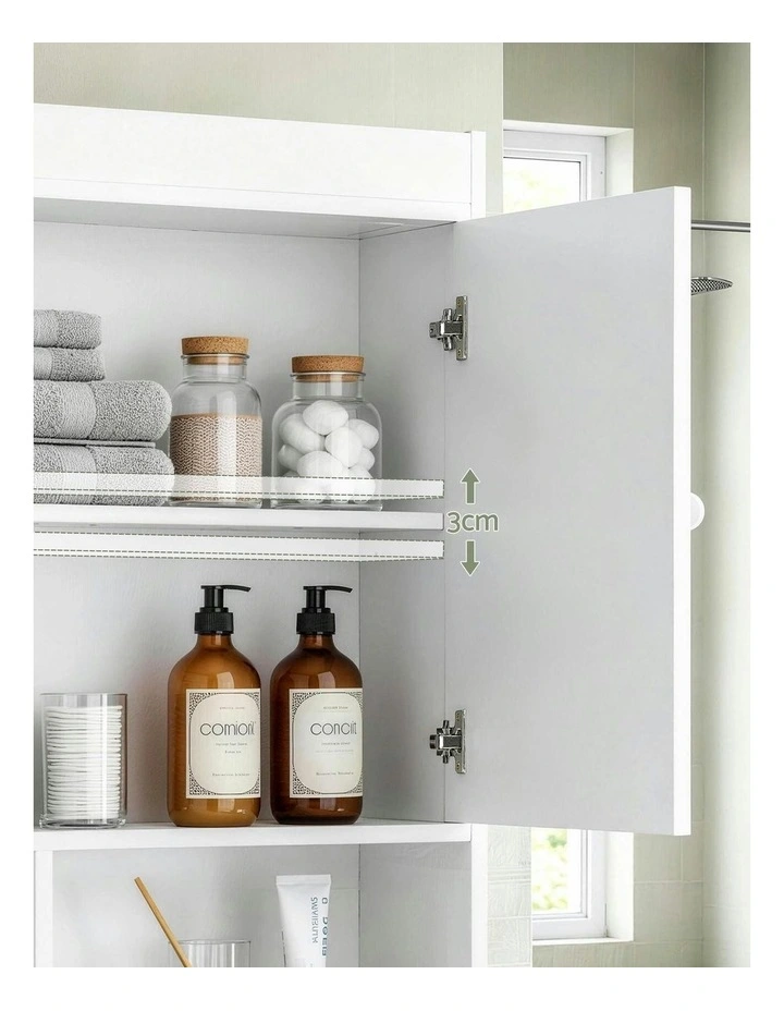 Bathroom Storage Cabinet in White image 7