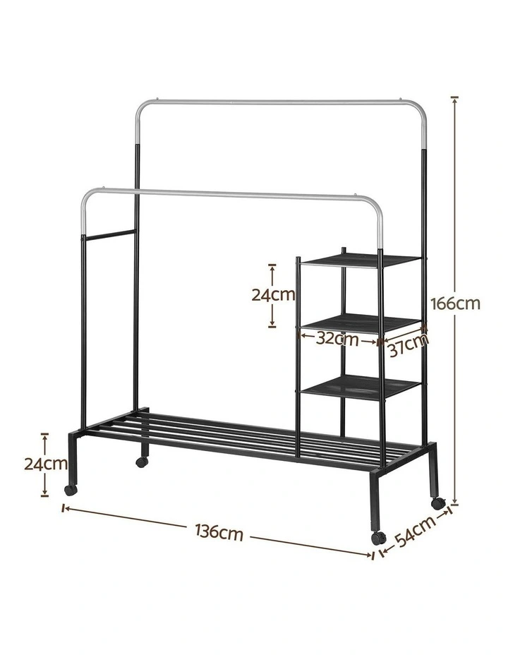 Clothes Rack in Black image 4