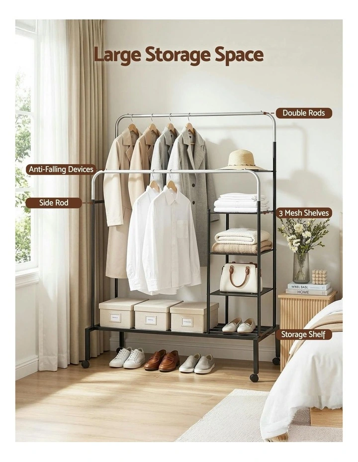 Clothes Rack in Black image 5