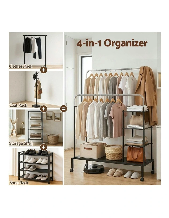 Clothes Rack in Black image 7