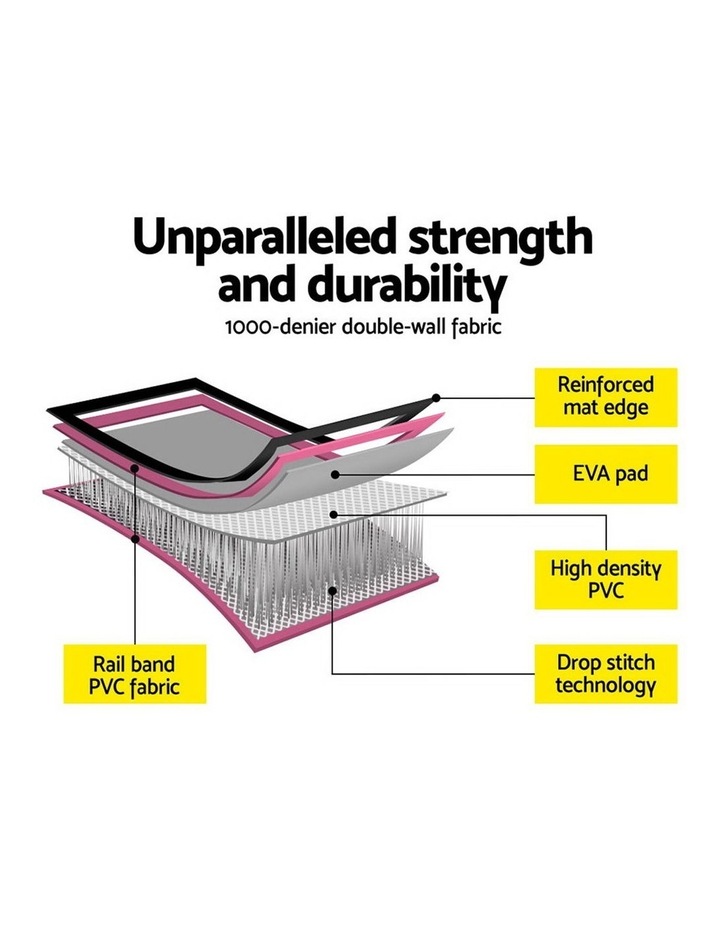 Everfit 8mx1m Airtrack Inflatable Air Track Tumbling Mat Floor
