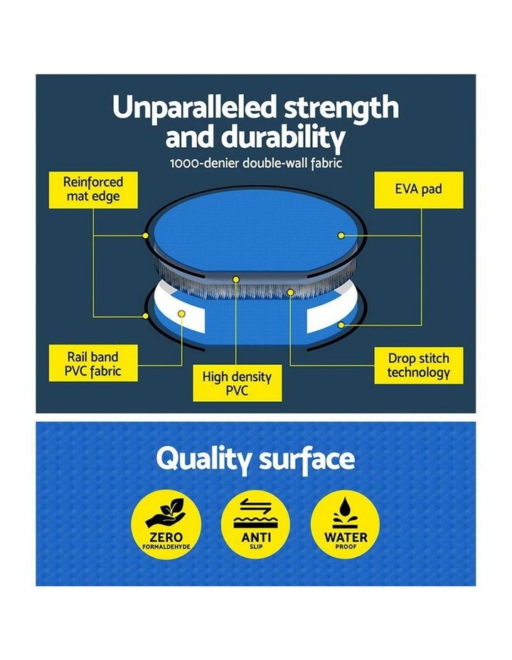 Everfit 140cm Inflatable Air Spot Track Tumbling Mat Airtrack