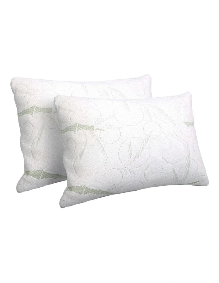 Set Of 2 Bamboo Pillow With Memory Foam image 5