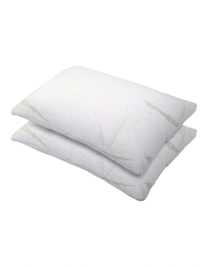 Set Of 2 Bamboo Pillow With Memory Foam image 6