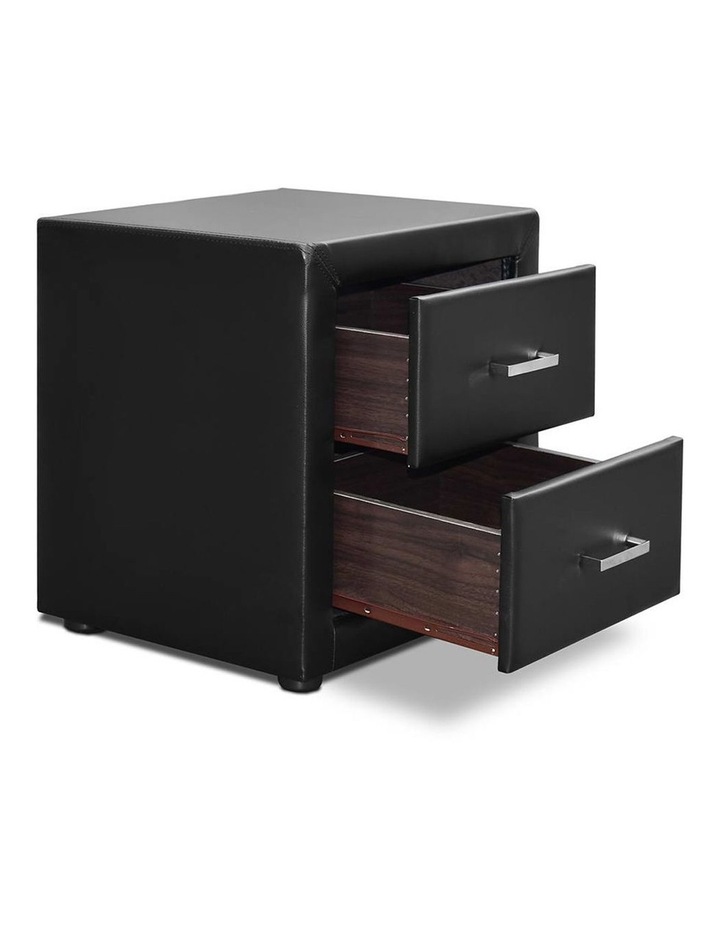 Artiss Pvc Leather Bedside Table Myer