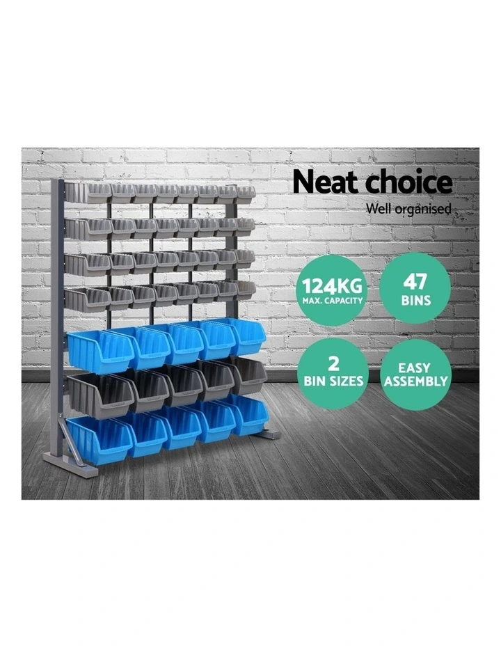 Giantz 47 Bin Storage Shelving Rack image 3