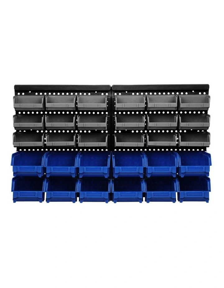 60 Bin Wall Mounted Rack Storage image 3