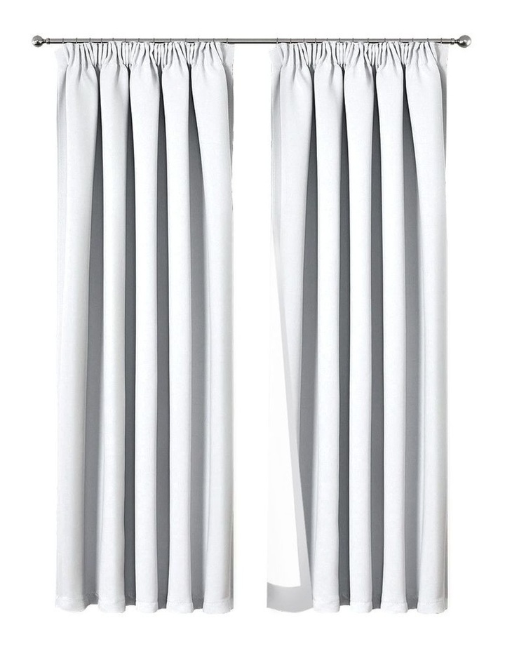 My Plaza Art Queen 2 Pencil Pleat 240x213cm Blockout Curtains