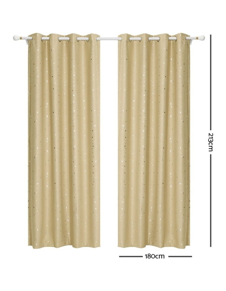 My Plaza Art Queen 2 Star Blockout 180x213cm Blackout Curtains