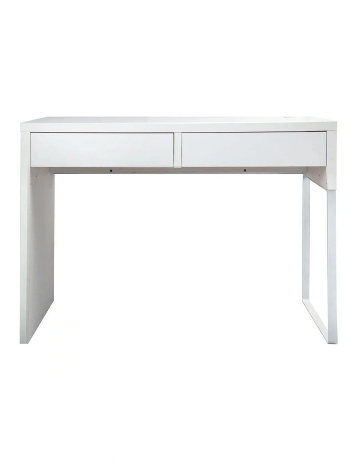 Metal Desk With 2 Drawers image 4