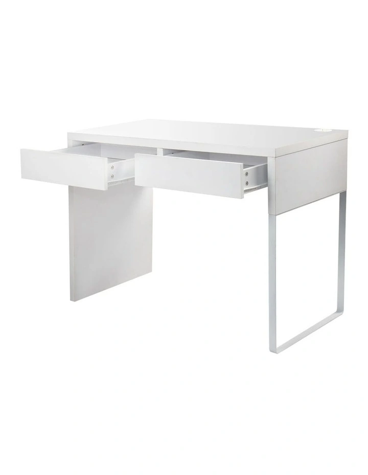 Metal Desk With 2 Drawers image 5