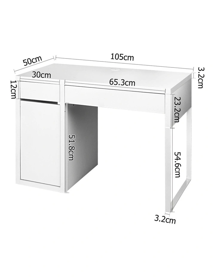Metal Desk With Storage Cabinets image 2