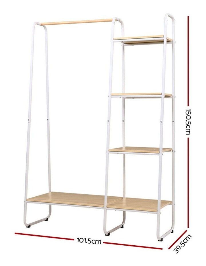 My Plaza Closet Storage Rack Clothes Hanger Shelf Garment Rail Stand Wardrobe Organiser Myer