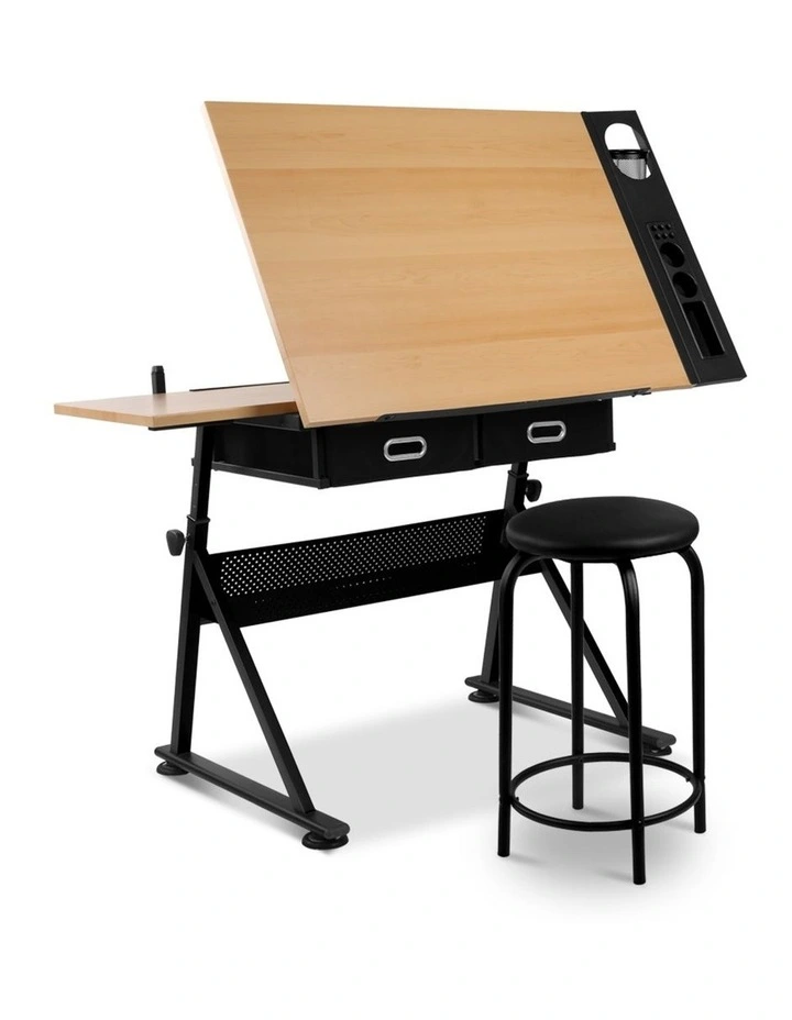Tilt Drafting Table Stool Set image 1