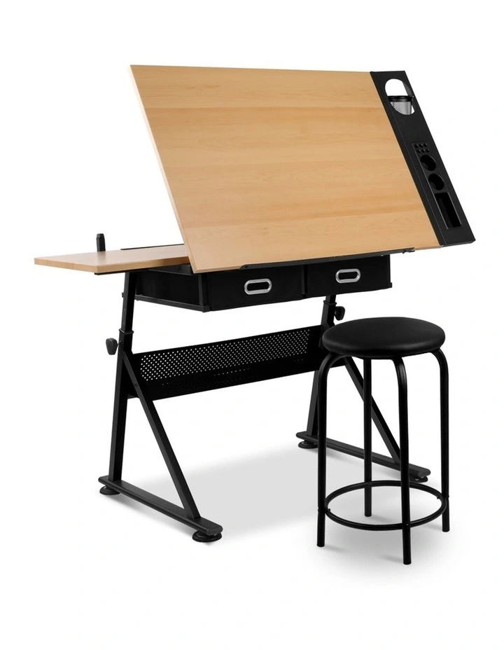 Tilt Drafting Table Stool Set image 1