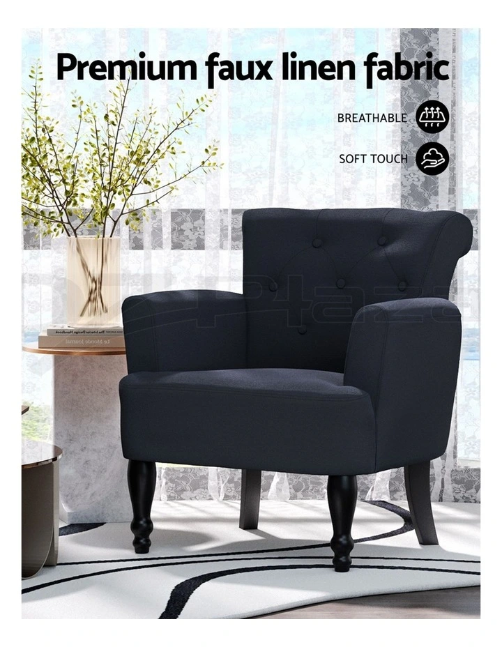 French Lorraine Chair in Black image 6