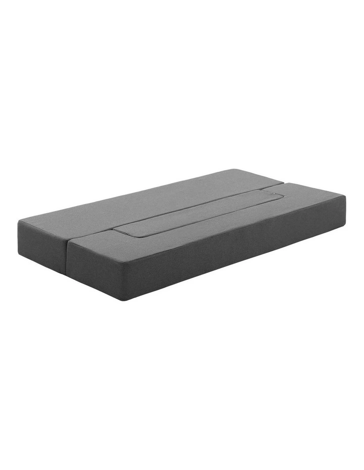 Portable Sofa Bed Folding Mattress Lounger Chair Ottoman Grey image 5