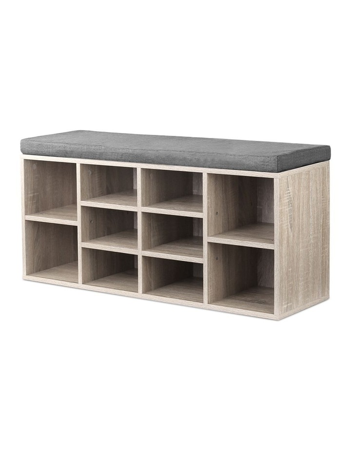 Artiss Wooden Shoe Cabinet Bench Myer
